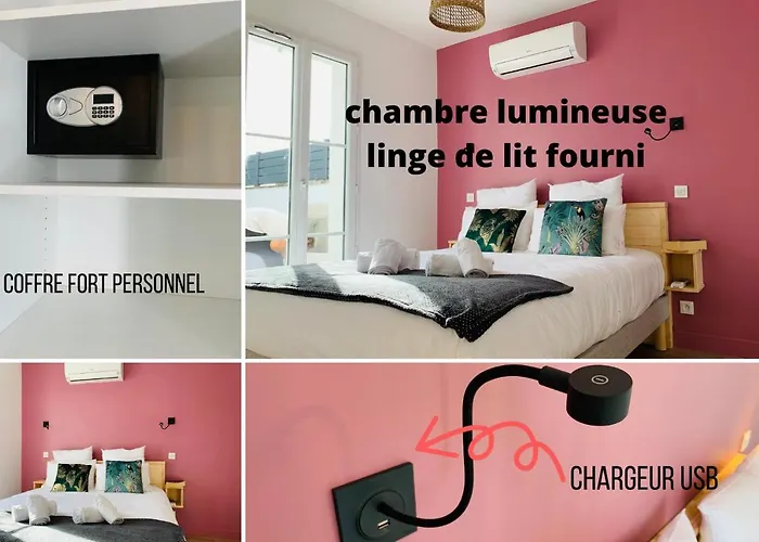 La Corvette Maison Avec Piscine/parking/wifi/plages 5kms بيت للعطل *